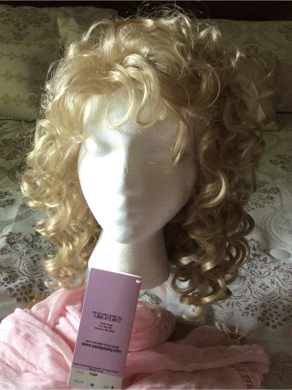Paula Young NINA Blonde Wig NWT